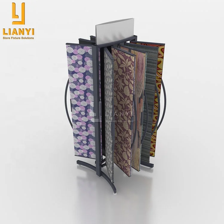 Bulk Custom Commercial Rug Mat Display Rack Stand With Factory Price