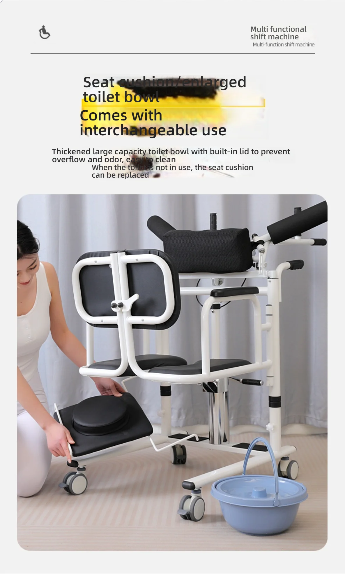 lift and transfer patient wheelchair hydraulic moving machine Nursing ...