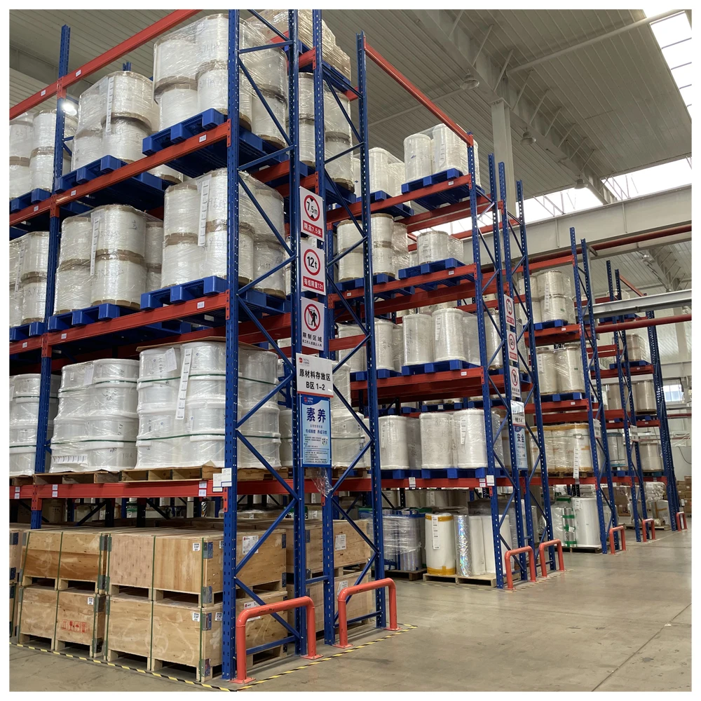 Boltless High Density Warehouse Pallet Racking Industrial Storage Iron Pallet Rack Shelving Multi Level Selective Racking