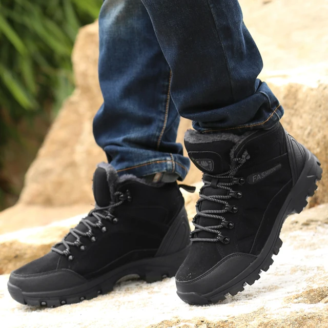 Outdoor TNew Men's Snow Boots Winter 