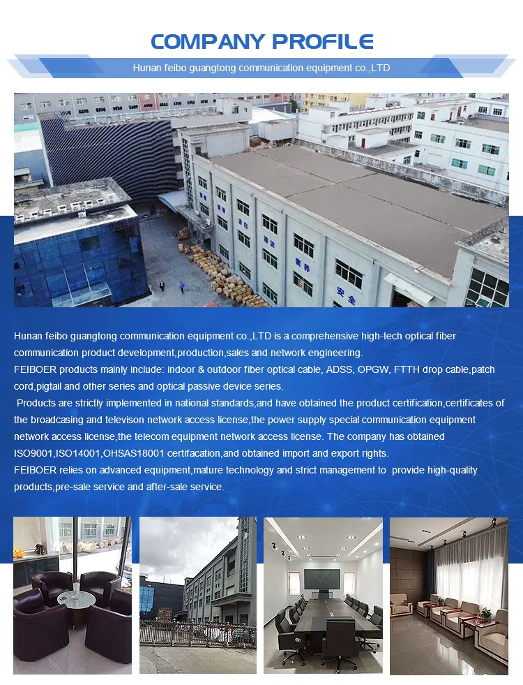 FTTH optical fiber cables G652 fibre 8fo price per km 4 8 2 1 core aerial single mode drop fiber optic cable - ANKUX.COM