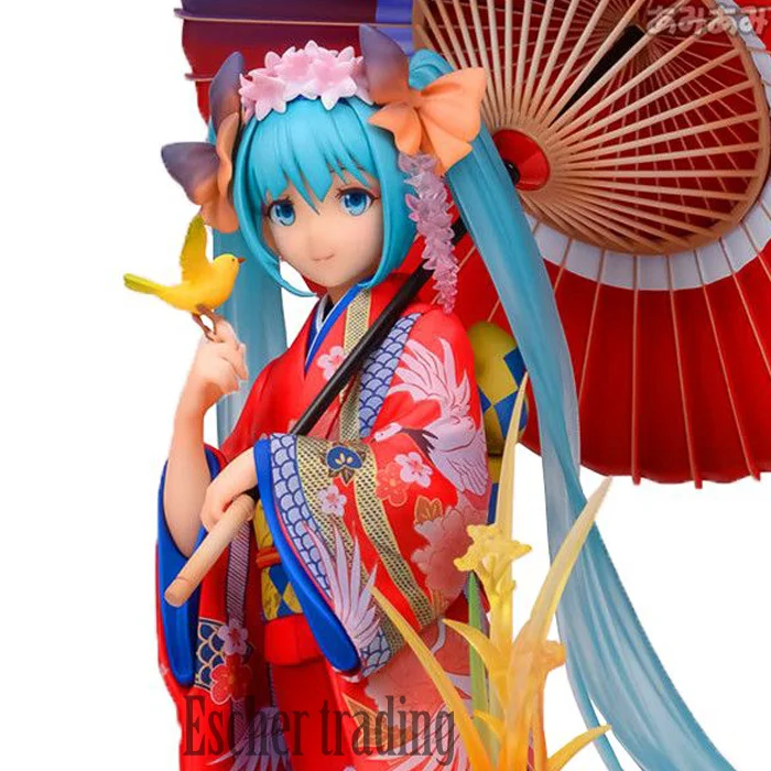 Цветное кимоно 1/8 фигурка сильнее Мику