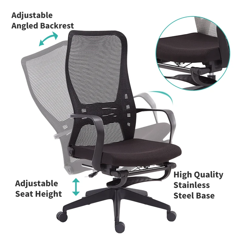 Comfortable High Back Ergonomic Chair Mesh Office Chair