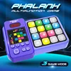 Purple Electronic Puzzle Matrix Game Console Toy