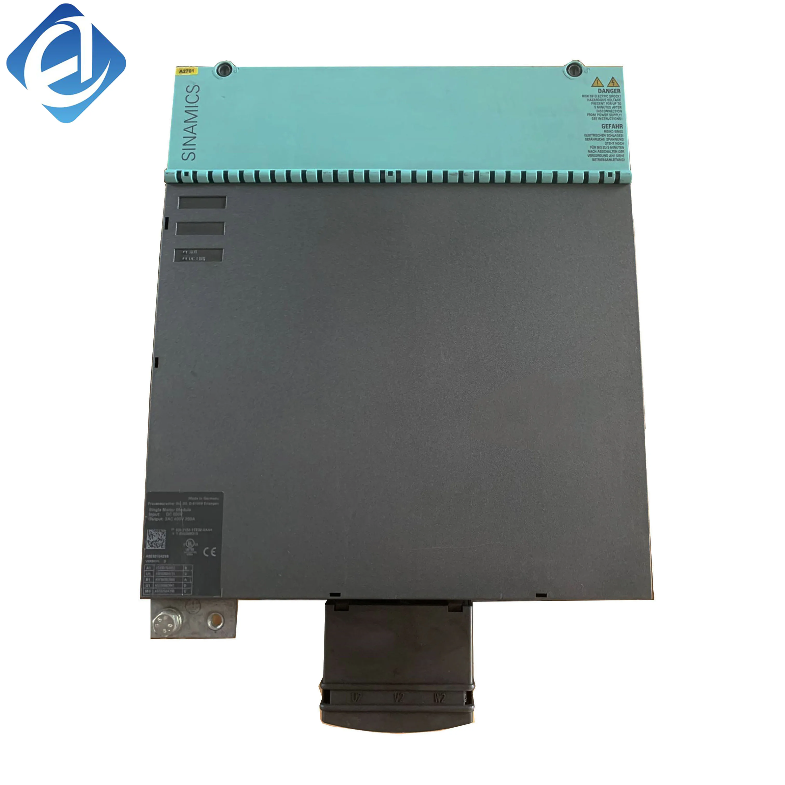 New Original 6SL3120-1TE32-0AA4 SINAMICS S120 single motor module. Realizes high-precision servo drive control, fast dynamic response, stable torque output, matches motion control system