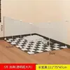 It doesn't take up 5 square meters when placed against the wall.