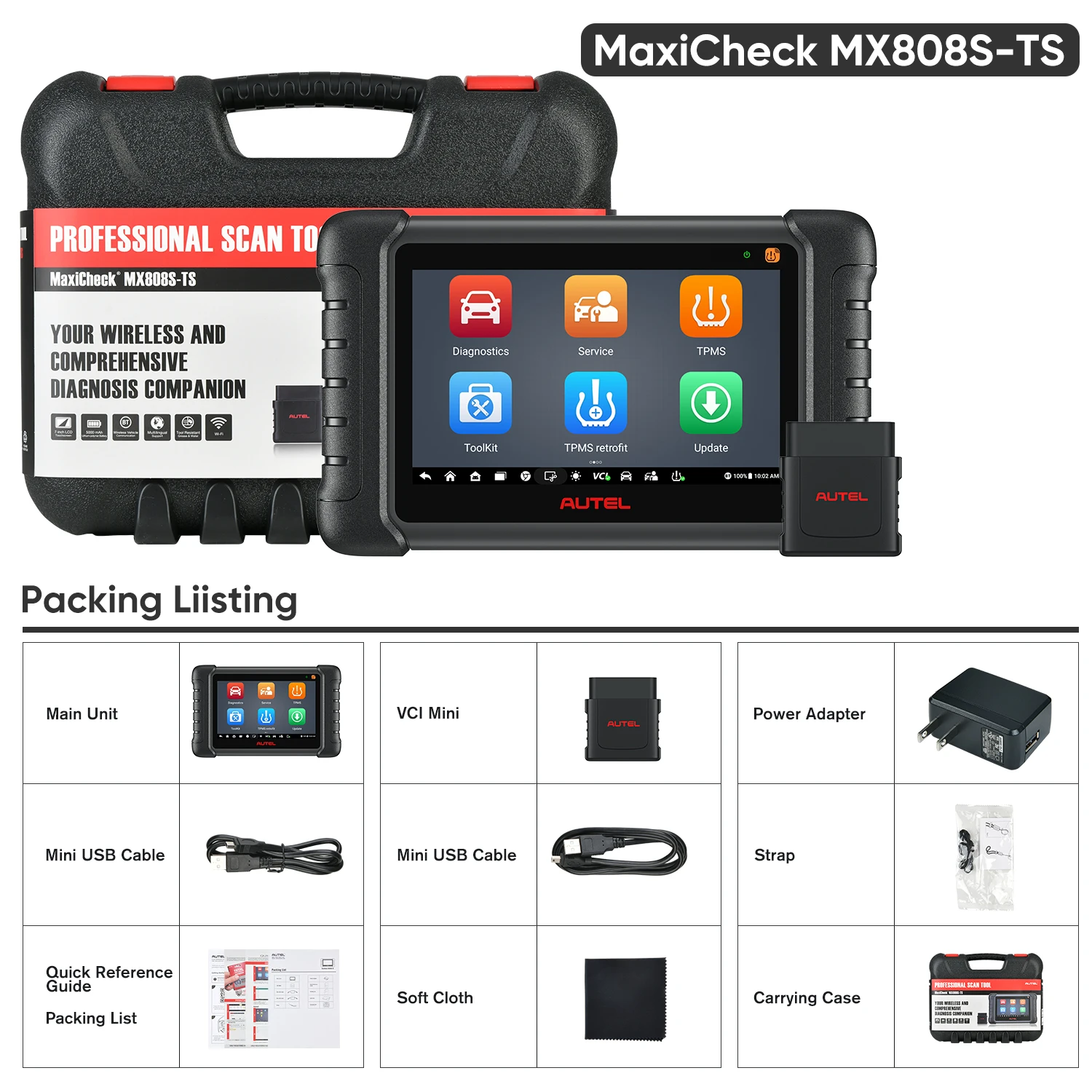 Autel Maxicheck Mx808sts 2023 Version Autel Mx808sts Obd2 Diagnostic Tools Car Diagnostic