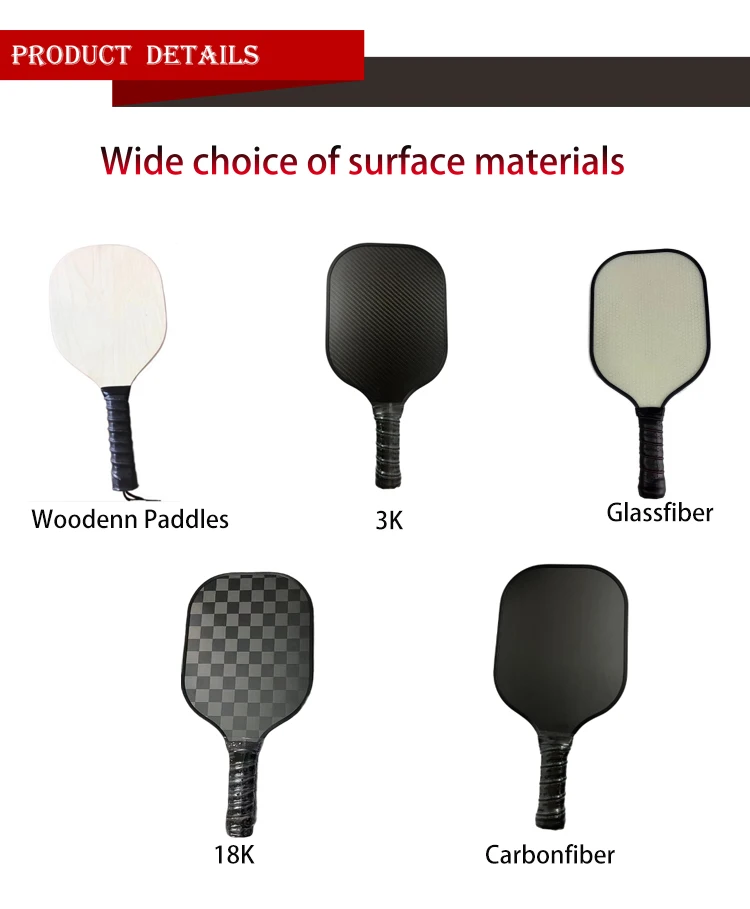 Mozkuib Customized 14mm Pickleball Paddle Carbon Pickleball Paddle ...