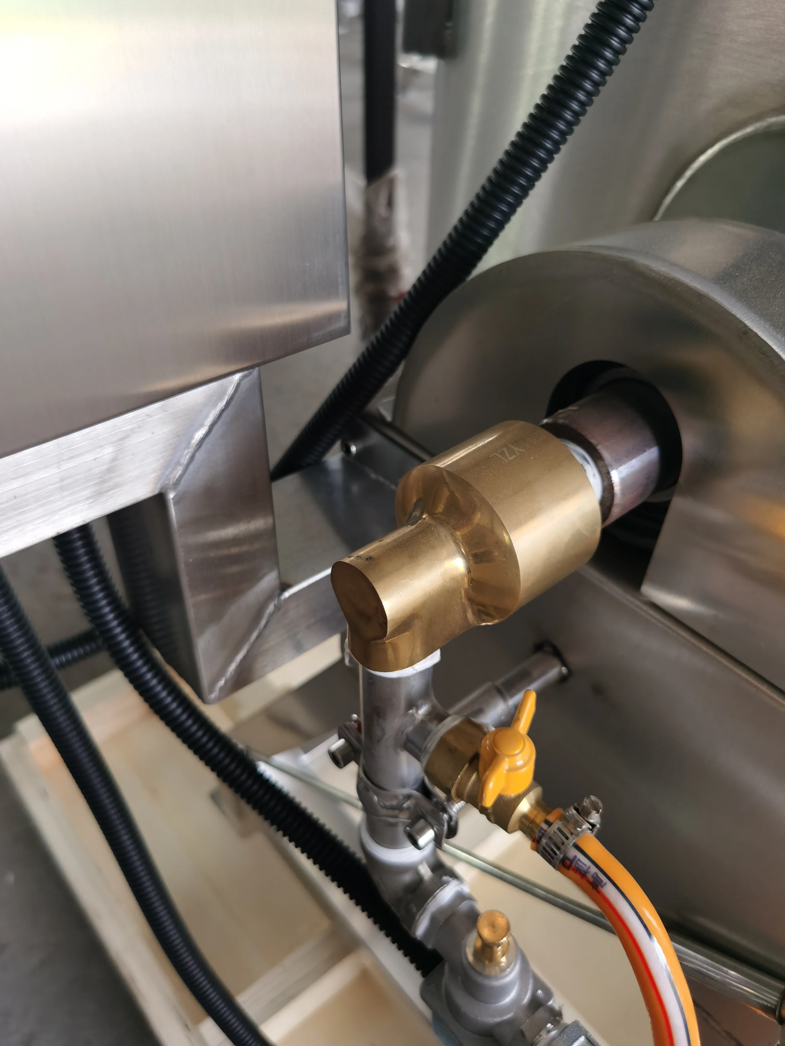 Automatic Gas Type Cassava Gari Frying Machine Stainless Steel Garri Fyer Engine Core Component Cassava Processing Machinery