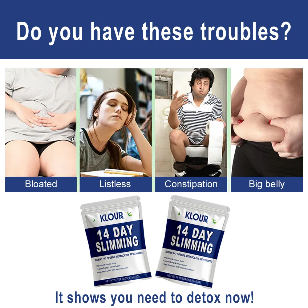 Factory Custom OEM/ODM 14 Days Weight Loss Boost Metabolism Clean Detox Weight Loss Tea