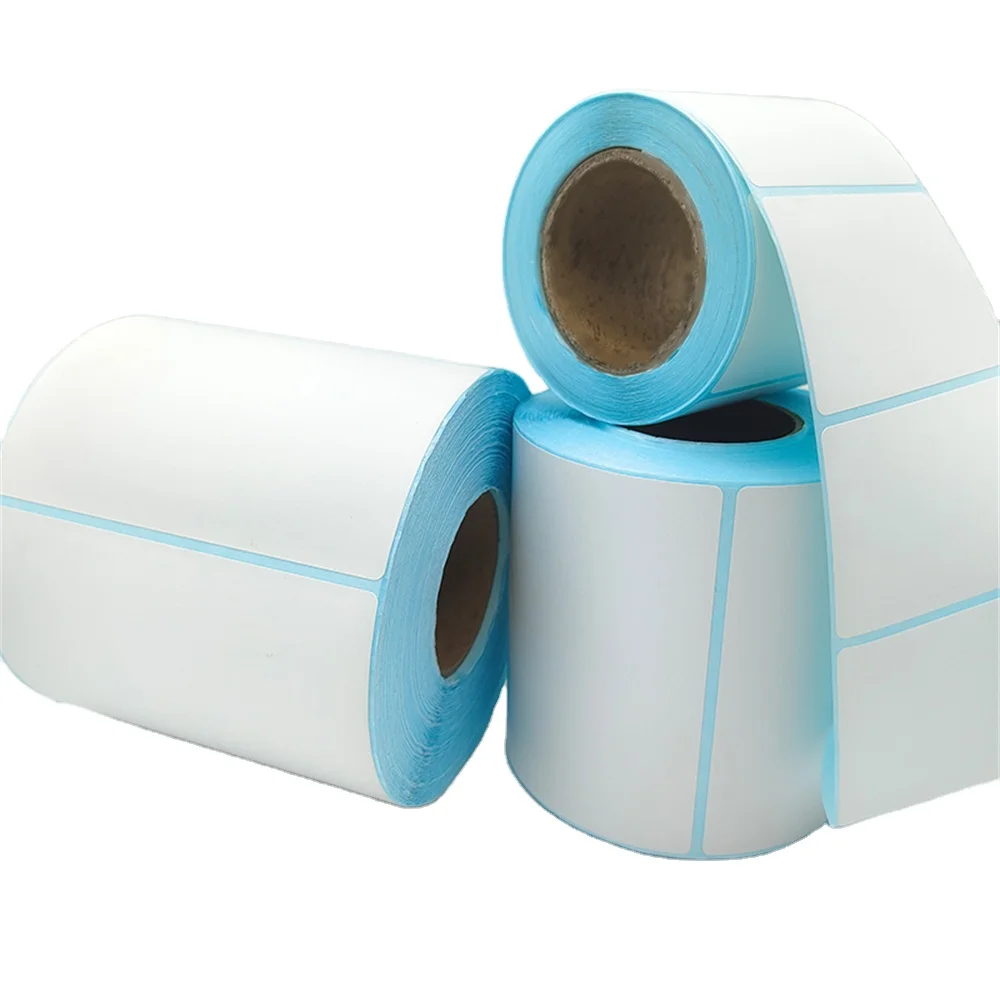 Cheap Price Thermal Label Paper Jumbo Roll Scratch Resistant Thermal Small Roll Label Paper