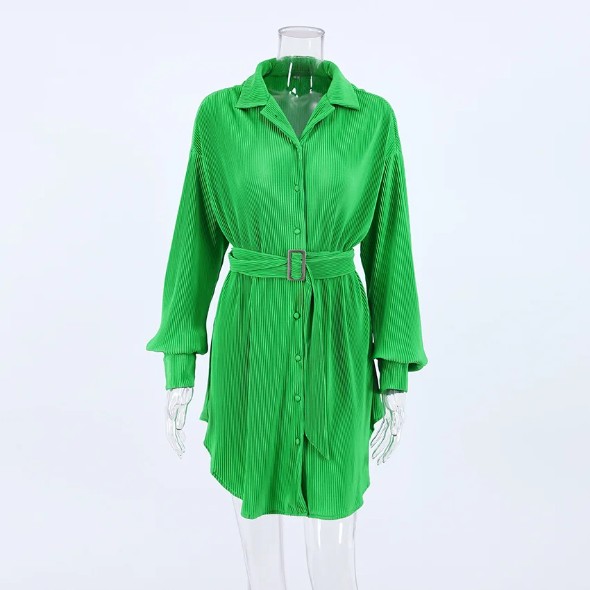 Spring Summer Fashion Women Clothing Pleated Long Sleeve Casual Mini Office  Lady Elegant Casual Shirt Dresses - Buy Women Office Dress,Women Casual  Dresses,Tshirt Dress Product on Alibaba.com