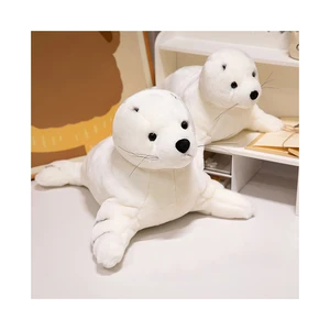 White Sea Lion Plush Toy Stuffed Ocean Animal Plush Sea Lion Plush Toys Anime for Gift