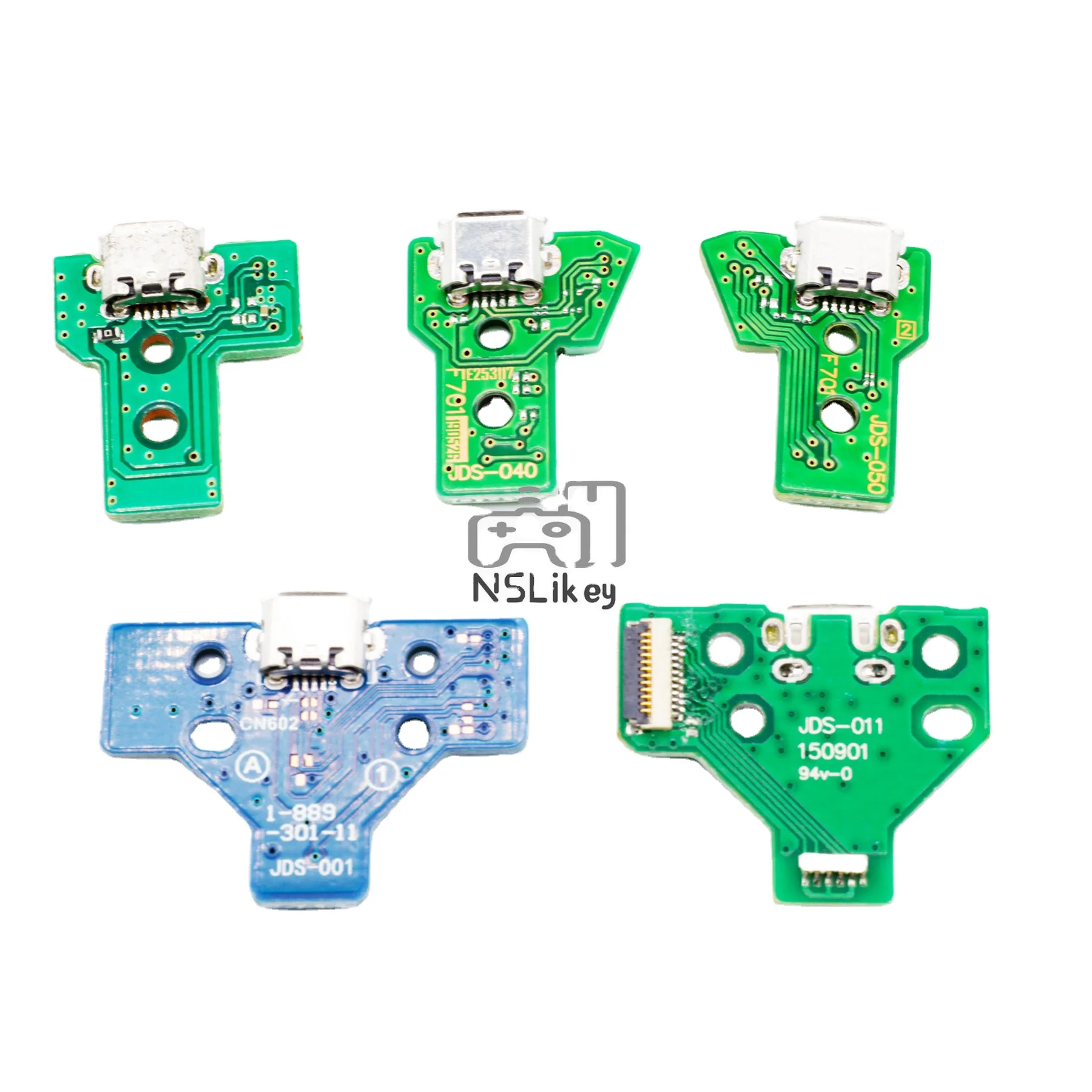 NSLikey Charger Board for PS4 Controller USB Charging Port Socket Circuit Board JDS 001 011 030 040 050
