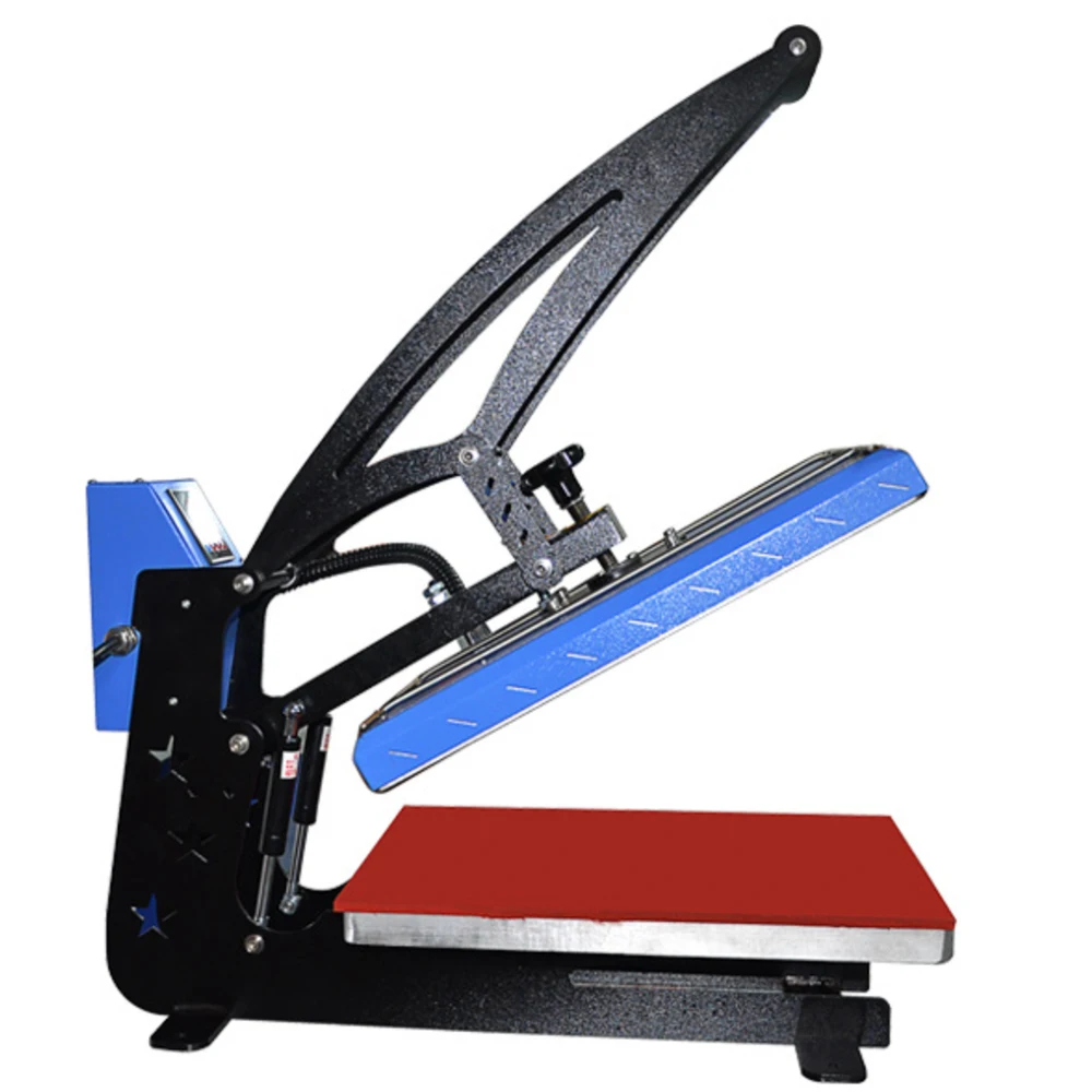 Heat Press Printing Machine Manufacture Factory Price Sublimation Transfer Ironing Printer Leather Embossing Hot Stamping Custom