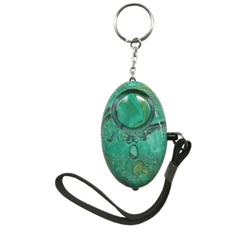 Factory Custom New Design 140DB Panic Alarm Device Led Keychain Flashlight Personal Alarm