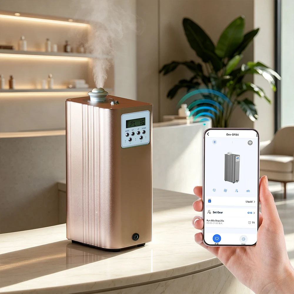 CNUS SA600 600cbm Private Label Reception Lobby APP Controlled Essential Oil Fragrance Aroma Diffuser Machine