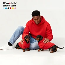 Wholesale Cotton Pet Hoodie Breathable Classic Style Dog Clothes in Small Medium Large Sizes for Winter & Spring Solid Pattern
