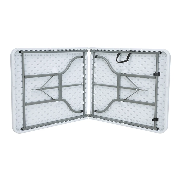 
 6 футов, складной стол, обеденный стол, низкая цена, пластиковый стол для улицы, 6 человек, Современный серый/черный Dia25; Dia19 ISO9001 200 кг  