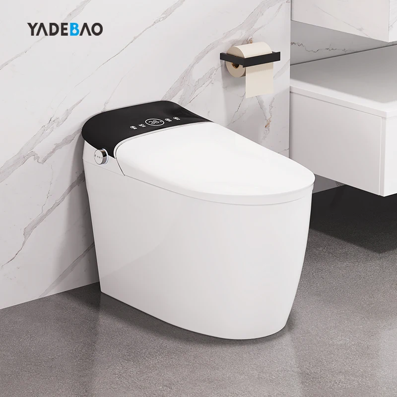 Auto Flush Electric Bidet Inodoros Wc Toilet Bowl Ceramic Siphonic Automatic Toilet Commodes Bathroom Intelligent Smart Toilet