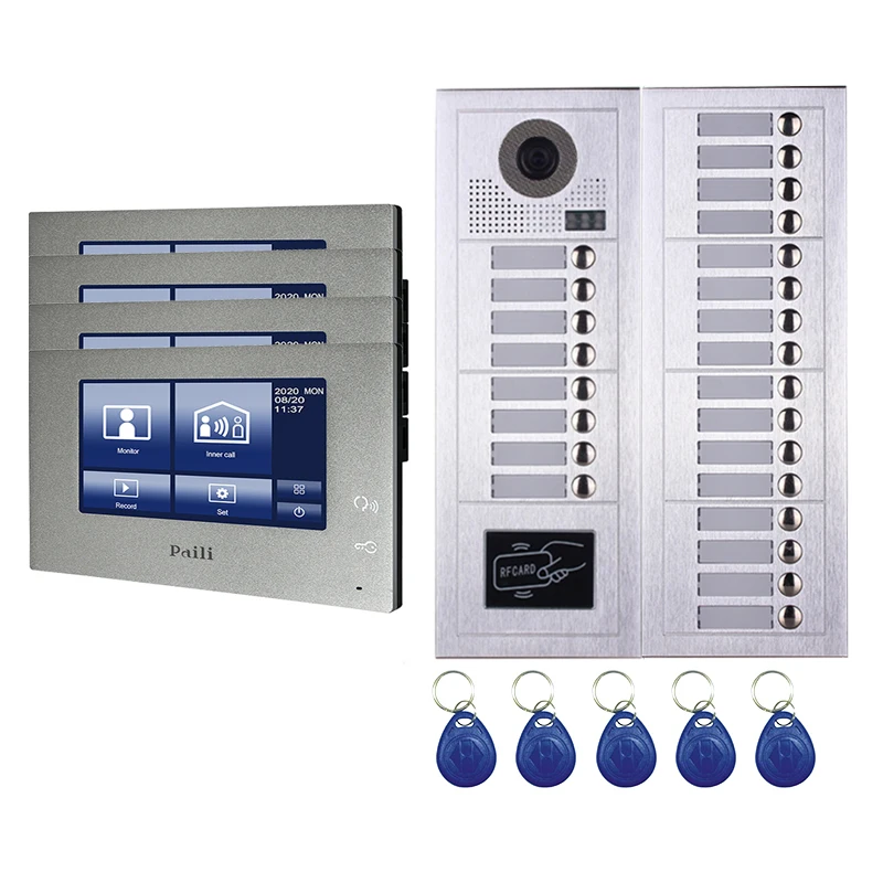 Multi apartment video door hot sale phone