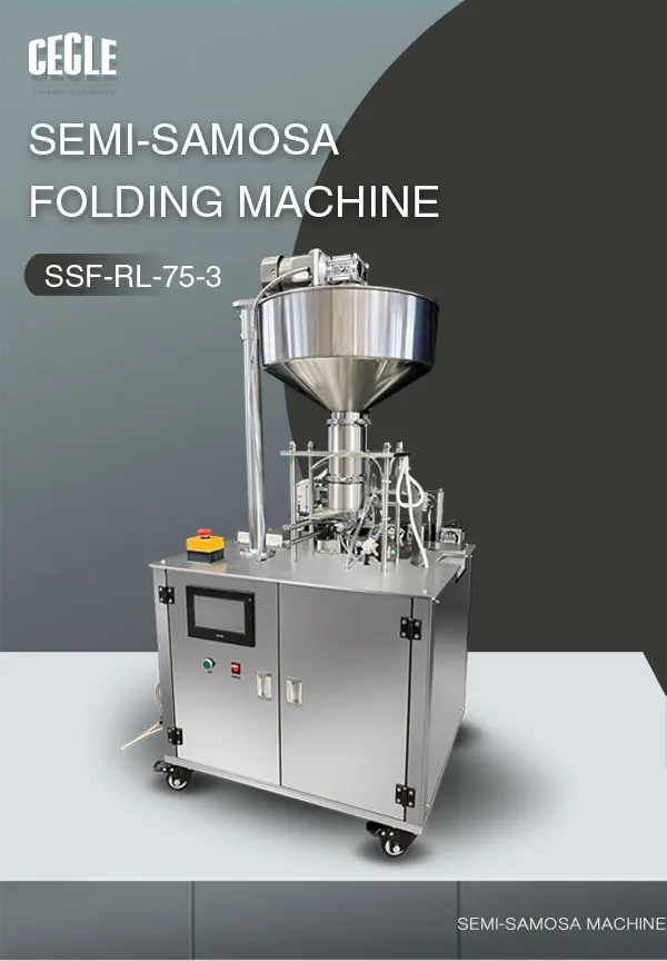 Rissois Patties Small Samosa  Wrapper Machine Semi Automatic Samosa Folding Machine Patti Samosa Making Machine Price