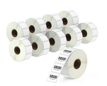 Premium Adhesive Blank Customer Printable UPC Barcode and Address Labels Sticker for Thermal Label Printers