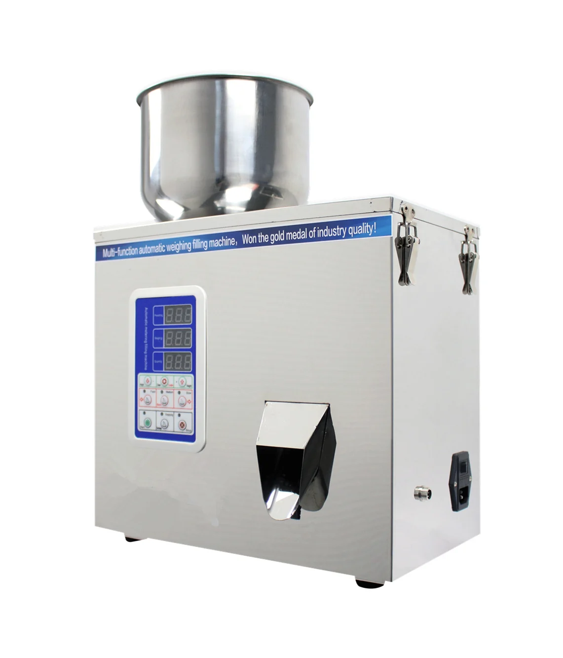 Table Top 1-200G Automatic Racking Vibration Weighing and Filling Machine for Powder and Granule