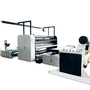 Fully automatic hot cold laminator roll laminating machine