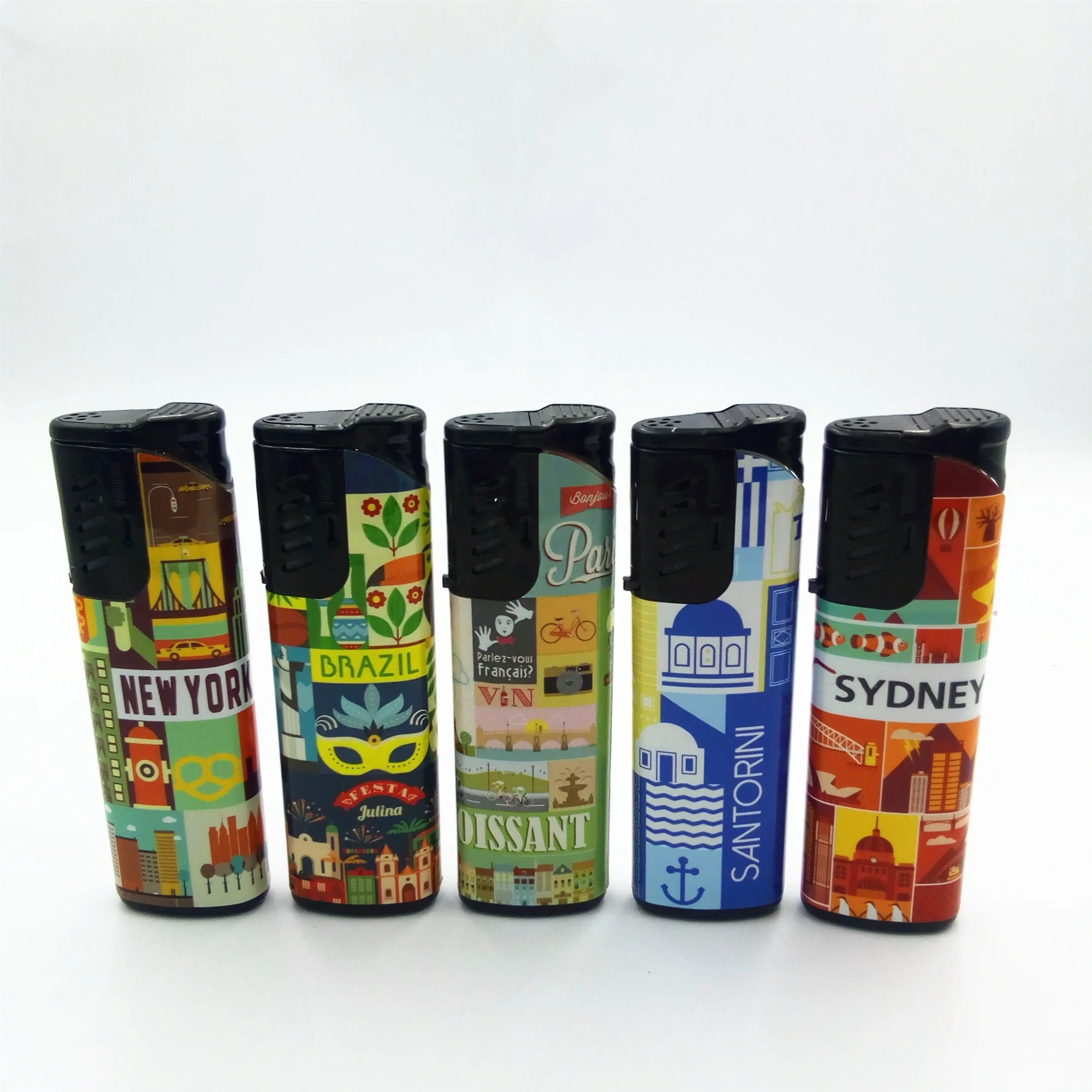 Dongyi 2019 горячая Распродажа Электронный пластиковый ветрозащитный CR евро стандарт Зажигалка длина 81 1 мм-DY-F001