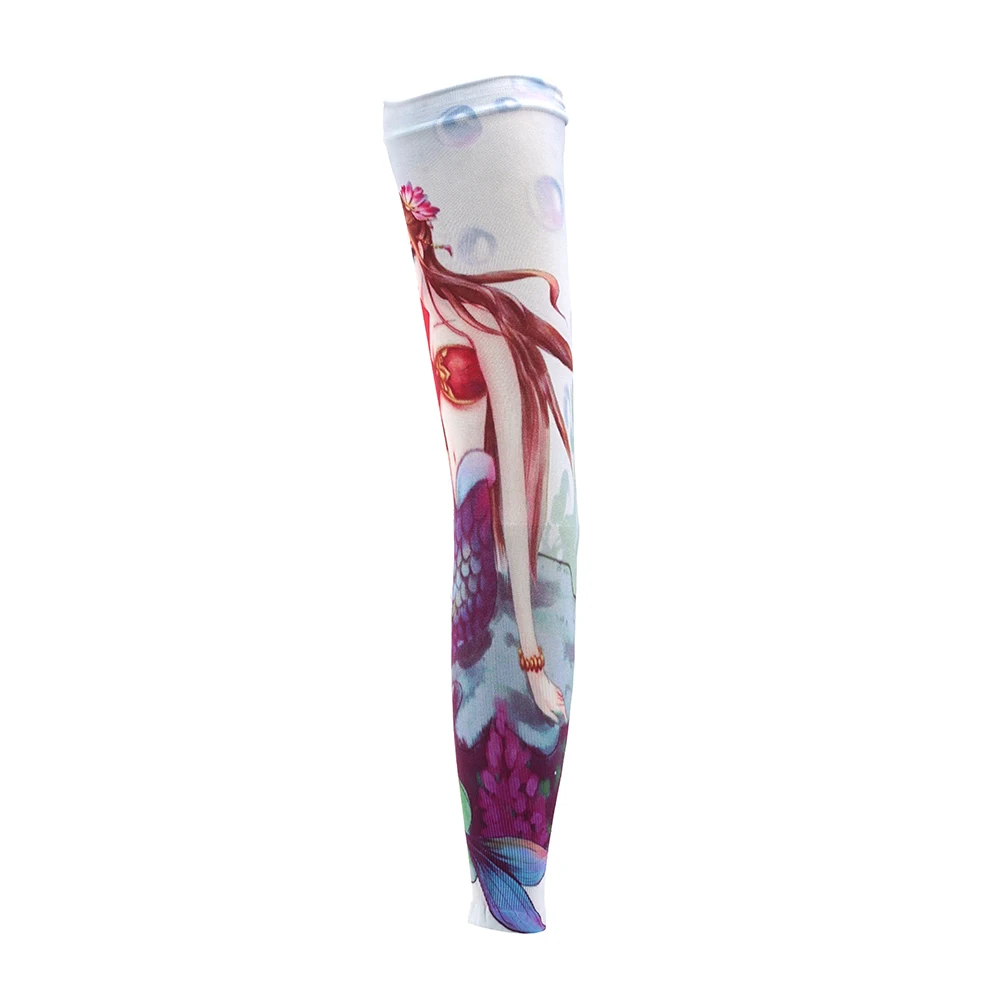 Size Custom Beauty Cartoon Characters Pattern Summer Sun Protection UV Anti-sweat Cool Multifunctional Tattoo Sleeve