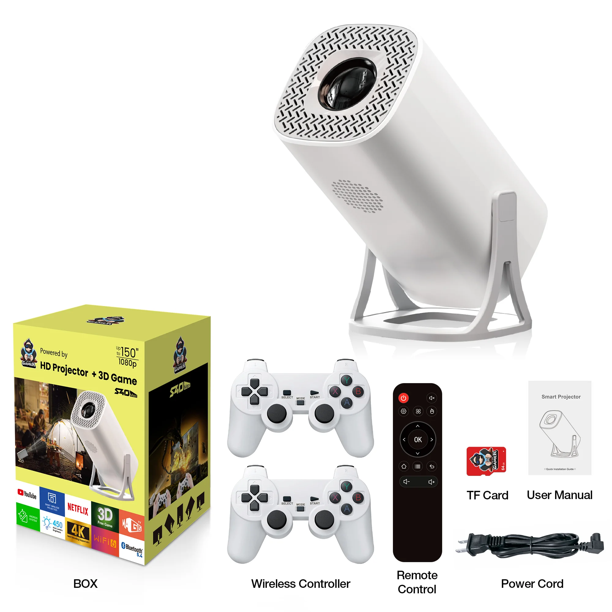 ZOKU Wholesale 32GB Mini Portable Home Theater Projector
