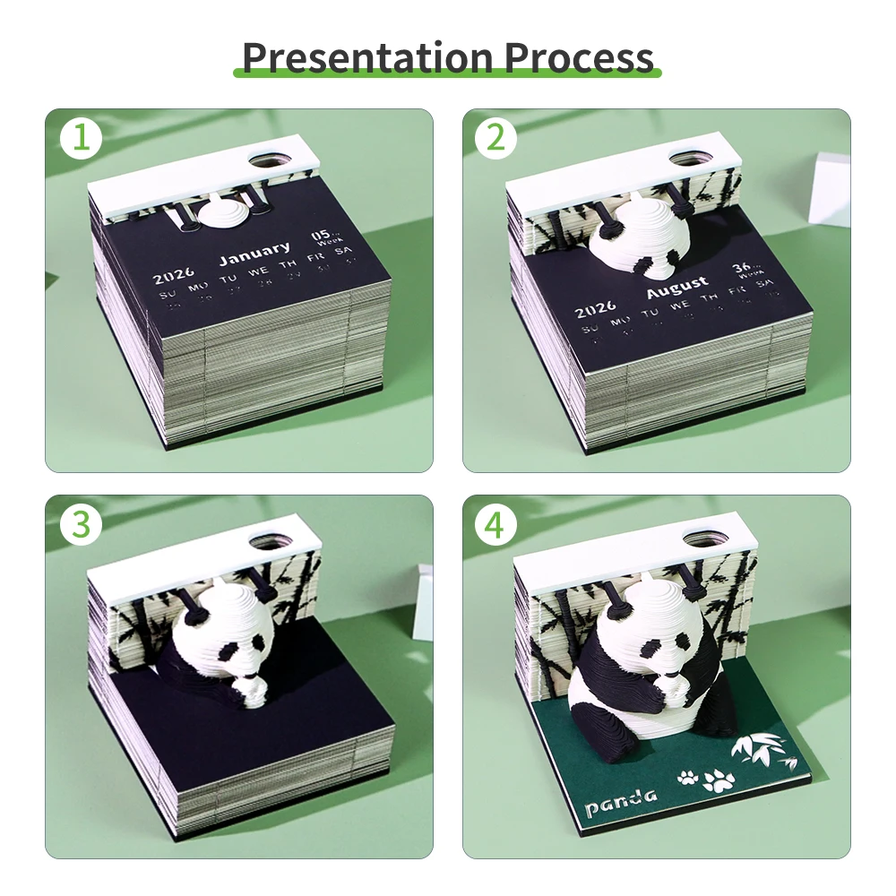 3D Calendar Official | 3D Memo Pad 2026, 3D Art Calendar 2026 - View #6