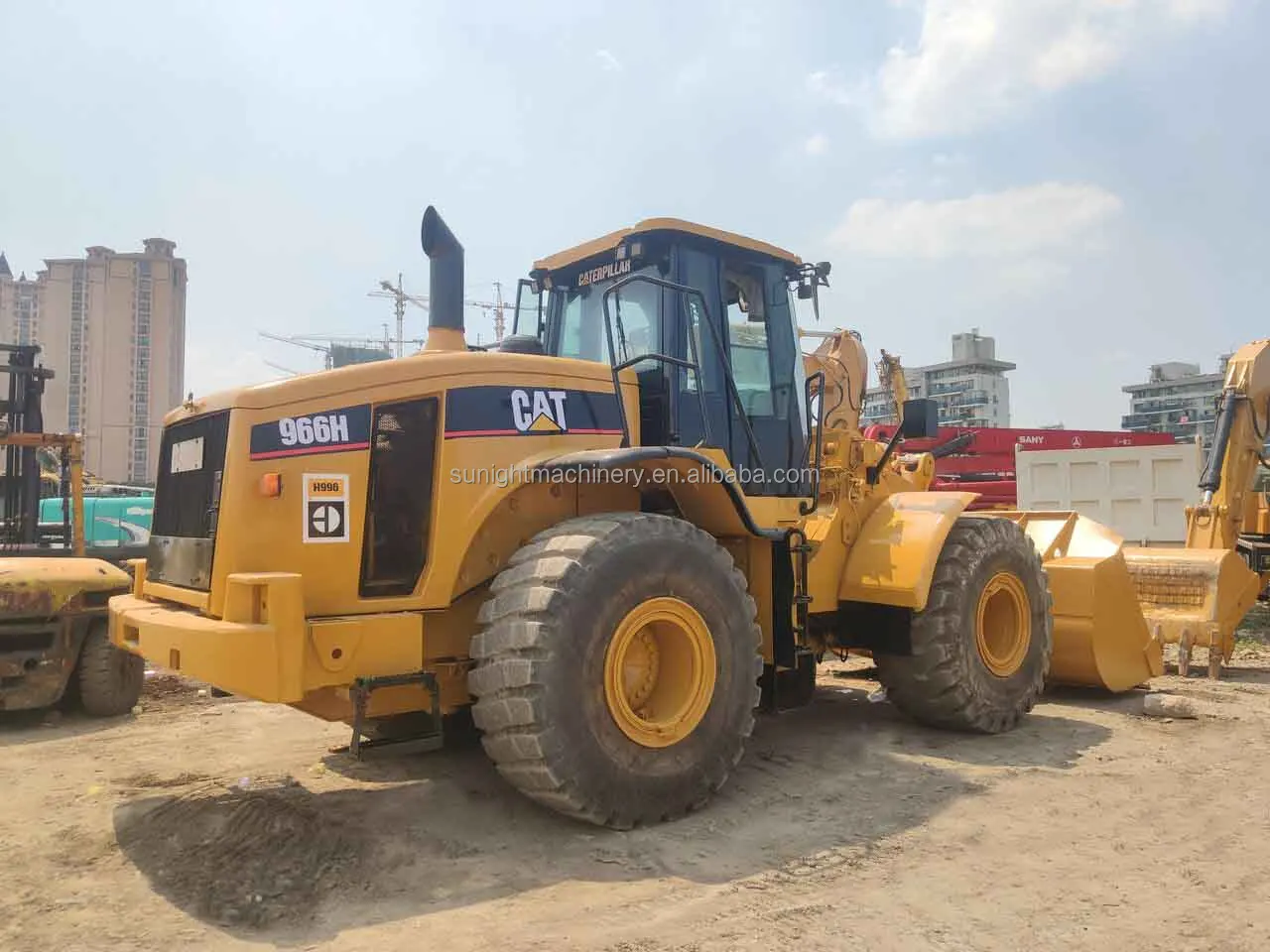 Original 6 Ton Used Caterpillar Payloader Cat 966h Wheel Loader Imported From Japan Good Price