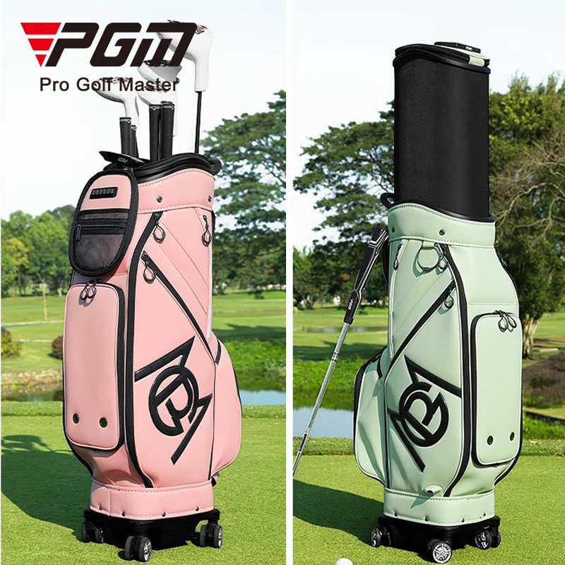 PGM QB153 Golf Travel Bag - Ultimate Hard Case with Wheels