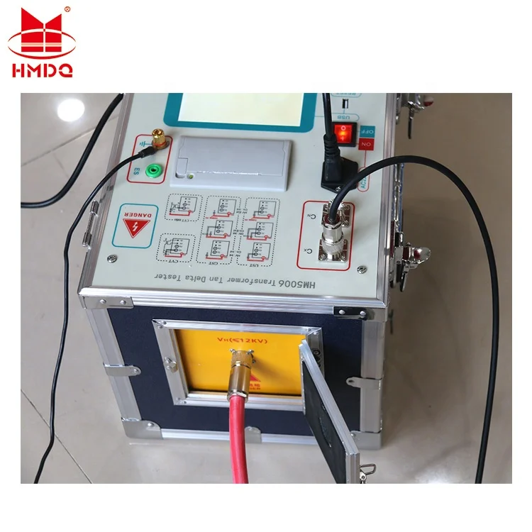HMDQ Transformer Fully Automatic Anti-interference Dielectric Loss Tester HV Tan Delta Meter test Kit