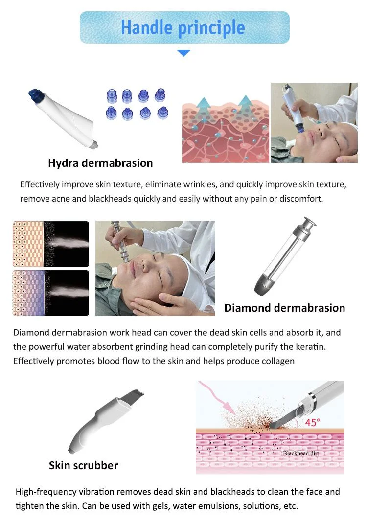 Golden supplier dermabrasion facial skin care machine