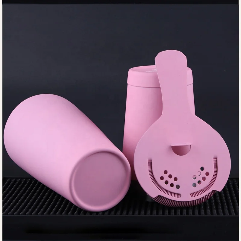 
 Лидер продаж Amazon, Бостонский шейкер из нержавеющей стали матового черного цвета, оловянный цветной стержень  