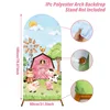Couverture arche animaux de la ferme - 80 * 180cm - 100g polyester