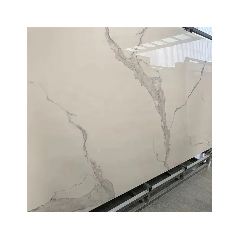 Такырмаланган өлчөмдөгү (1600x3200) синтерленген таштан жасалган модерн мрамор стол үстү, жасанды таштан жасалган кварц стол үстү, сырткы айланада колдонууга ыңгайлуу