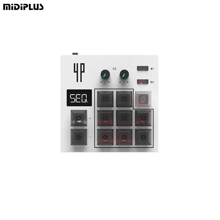 MIDIPLUS MIDI Keyboard Controller with RGB Drum Pads