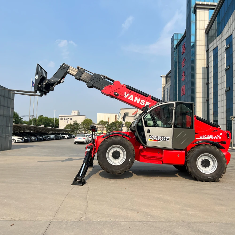 Diesel Telescopic Handler with 17 Metre Boom 3ton 4ton Load Capacity Construction Lifter