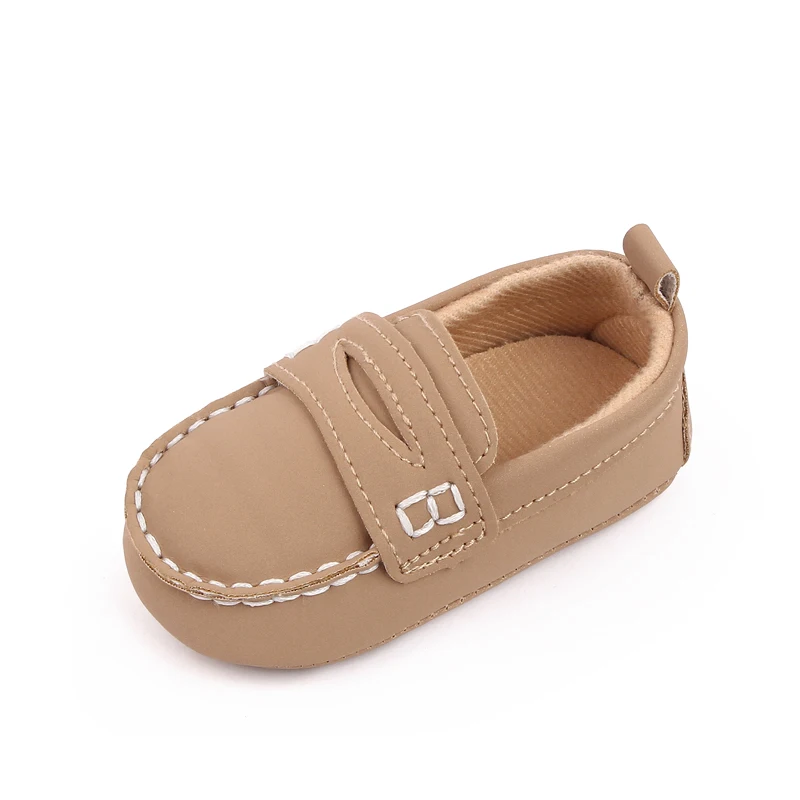 Baby Solid Color Toddler Shoes Fashion Peas Shoes British Style Spring and Autumn Infants Shoes