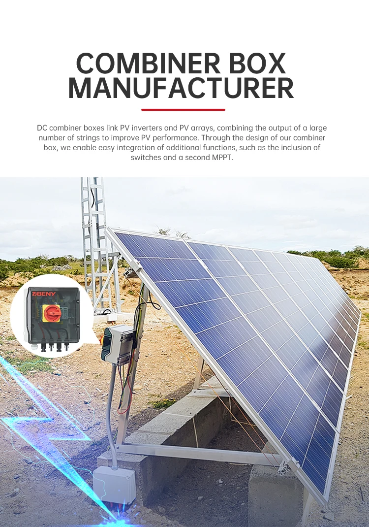 Beny Polycarbonate Pv Combiner Box Dc 1000v Ip65 4 In 2 Out Waterproof ...