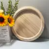 beveled paulownia wood natural color