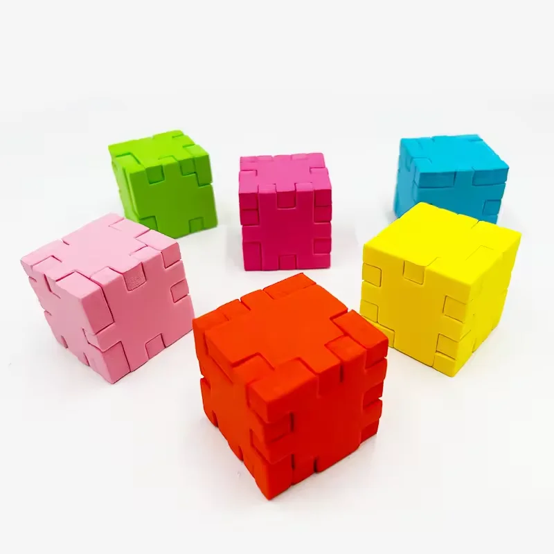 Diy Assemble Colorful for Magic Cube Stacking Blocks Children Puzzle Game 3D EVA Foam Educational Toys