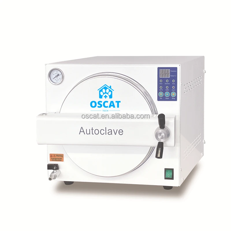 OSCAT Vet Equipment Approved Pulse Vacuum Table Top Steam Sterilizer Veterinary Equipment Portable Sterilizer Autoclave