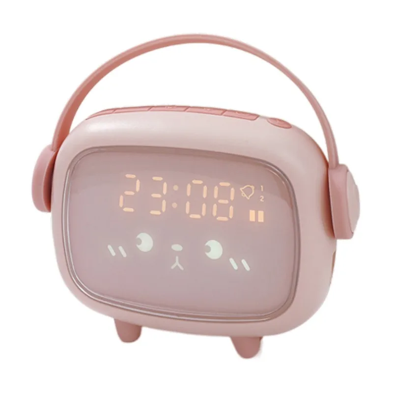 Manufacturers Cartoon Wake up Light Children's  Bedside Table  Angel Alarm Clock With Night Light