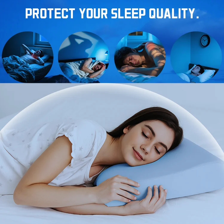 Wholesale Modern Style Soft Breathable Orthopedic Contour Memory Foam Pillow Customized Cervical Sleep for Neck Solid Slow