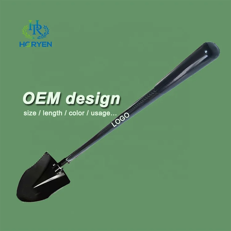 Beach Metal Detecting Long Rod Travel Scoop Shovel Handle Lightweight Carbon Fiber Pole